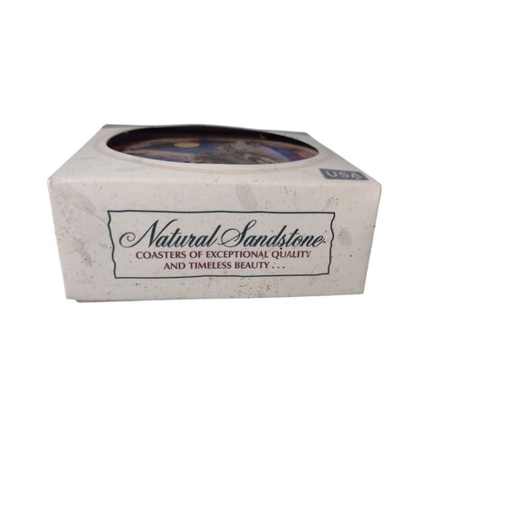 Thirstystone Wild Animal Natural Sandstone Coasters USA Native READ - Picture 3 of 5